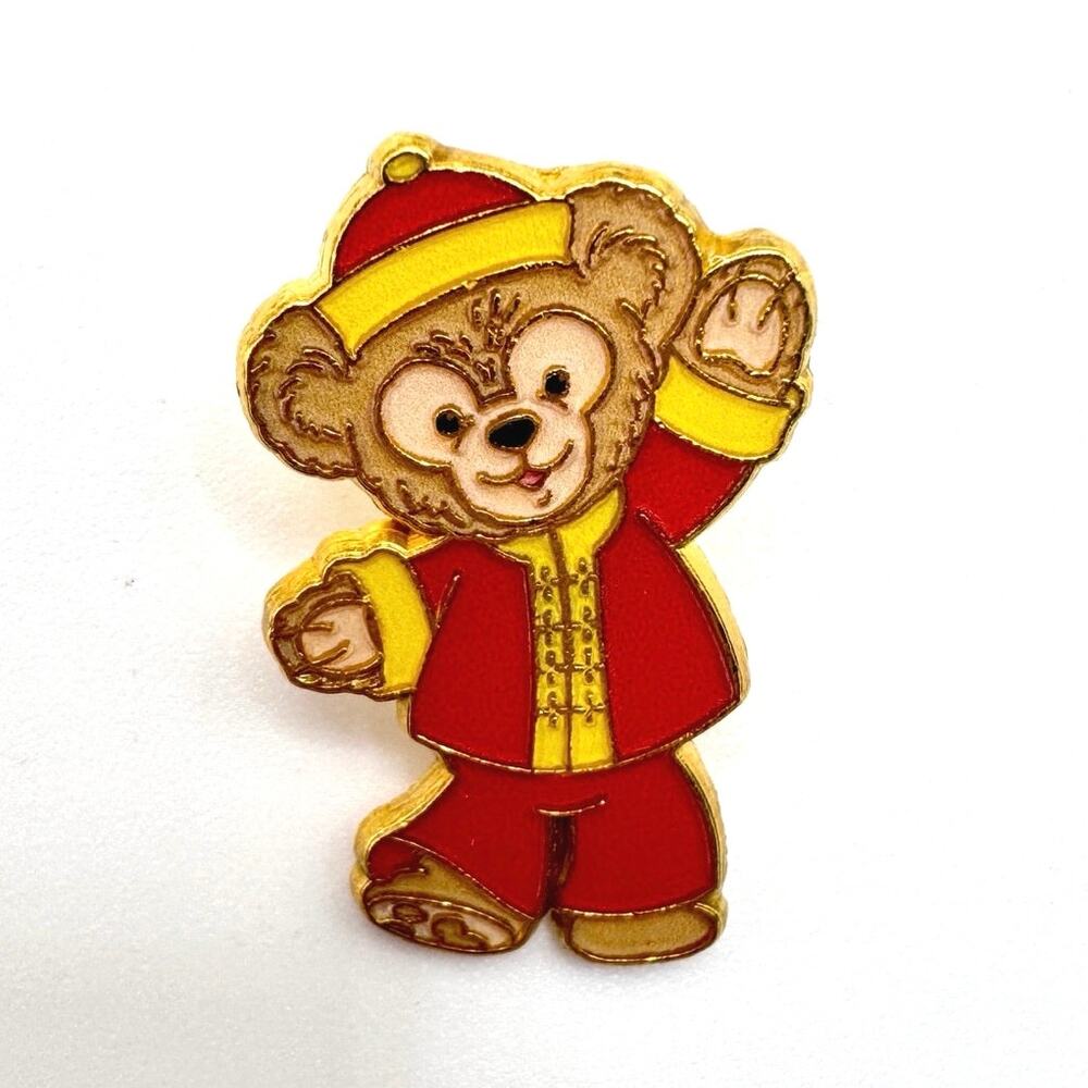 2011 Booster Pin Duffy Bear WDW EPCOT World Showcase China Disney Trading Pin